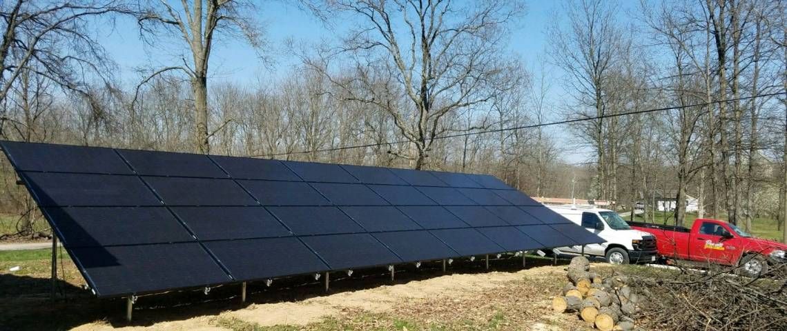 Ground Mount Solar Installation for Solar Savings by Garrett in Southern New Jersey, NJ