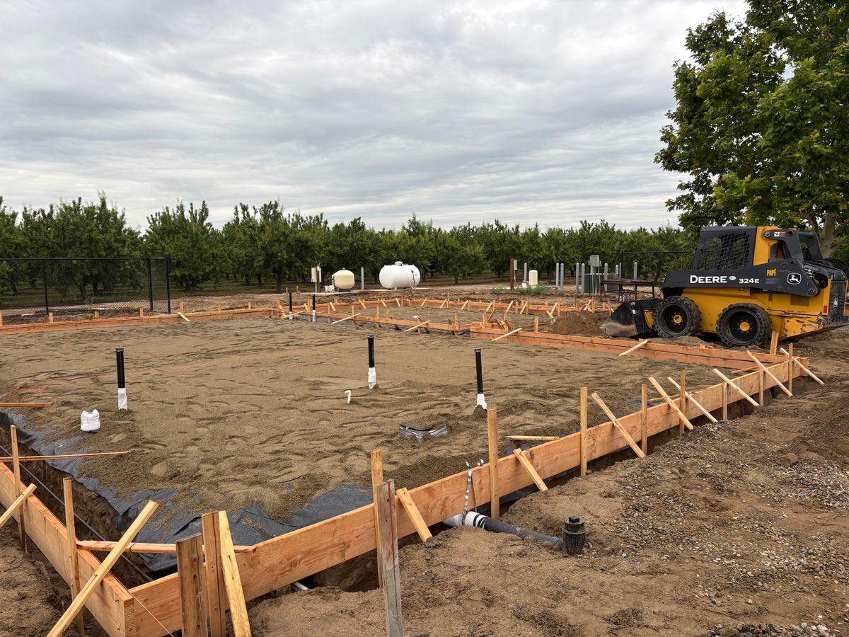 Framing for Albano's Construction Solutions in Gustine, CA