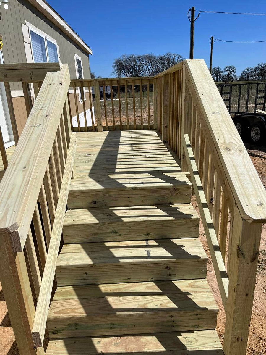 Decks & Porches for BAKER Carpentry in Joshua, TX
