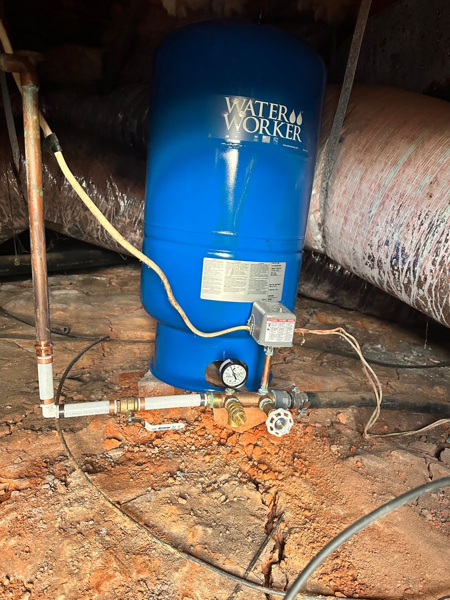 Well Pumps & Tanks for Purified Plumbing Services INC in Leasburg, NC