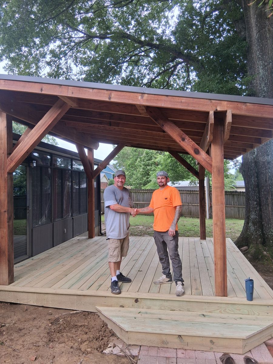 Deck & Patio Installation for Bomar Construction in Olive Branch, MS