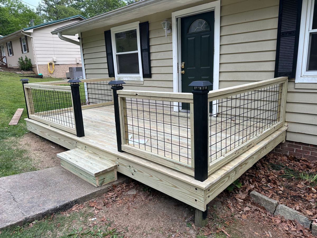Deck & Patio Installation for T. Owen Henshaw Construction in Chattanooga, TN