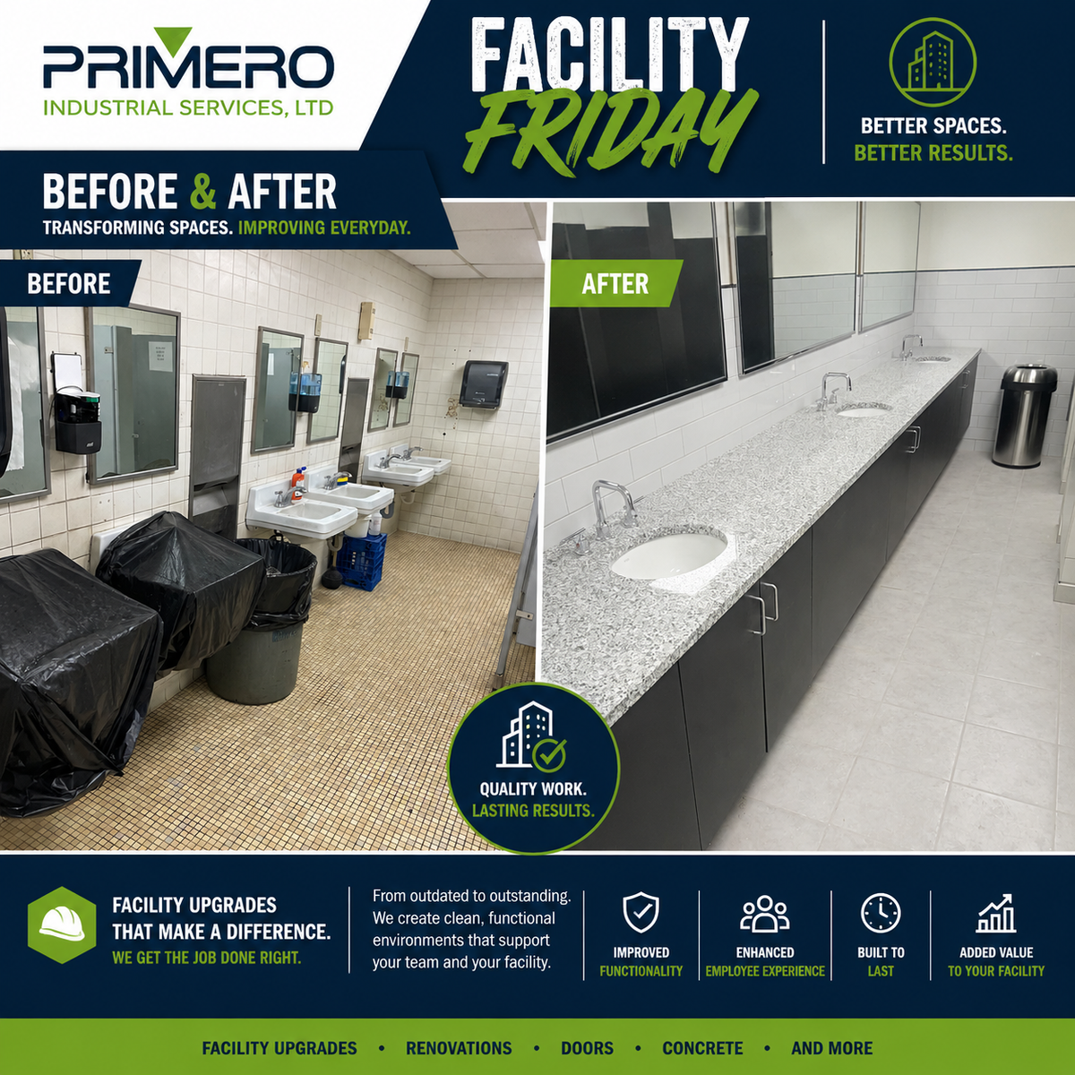 Remodeling for Primero Industrial Services, LTD in Webster, TX