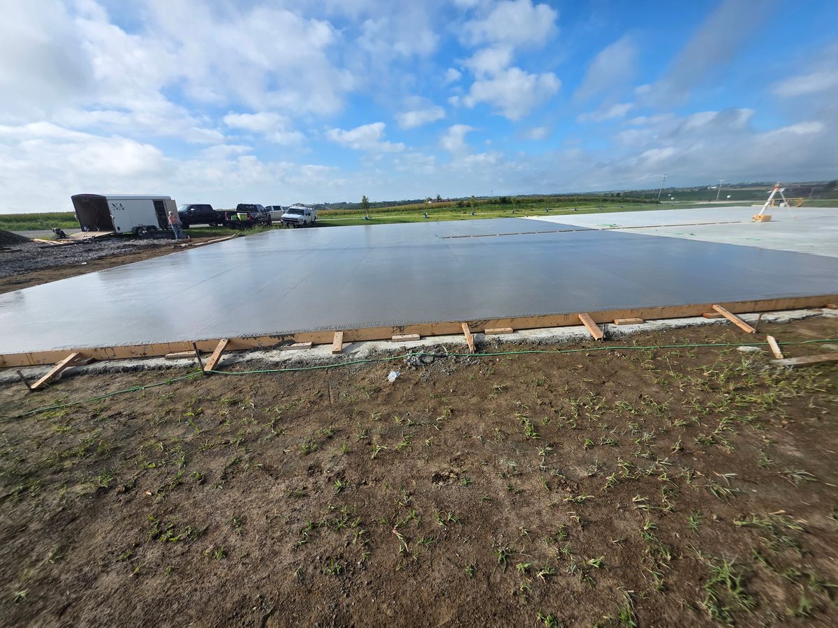 Concrete Slab Construction for New Age Concrete in Perry, IA