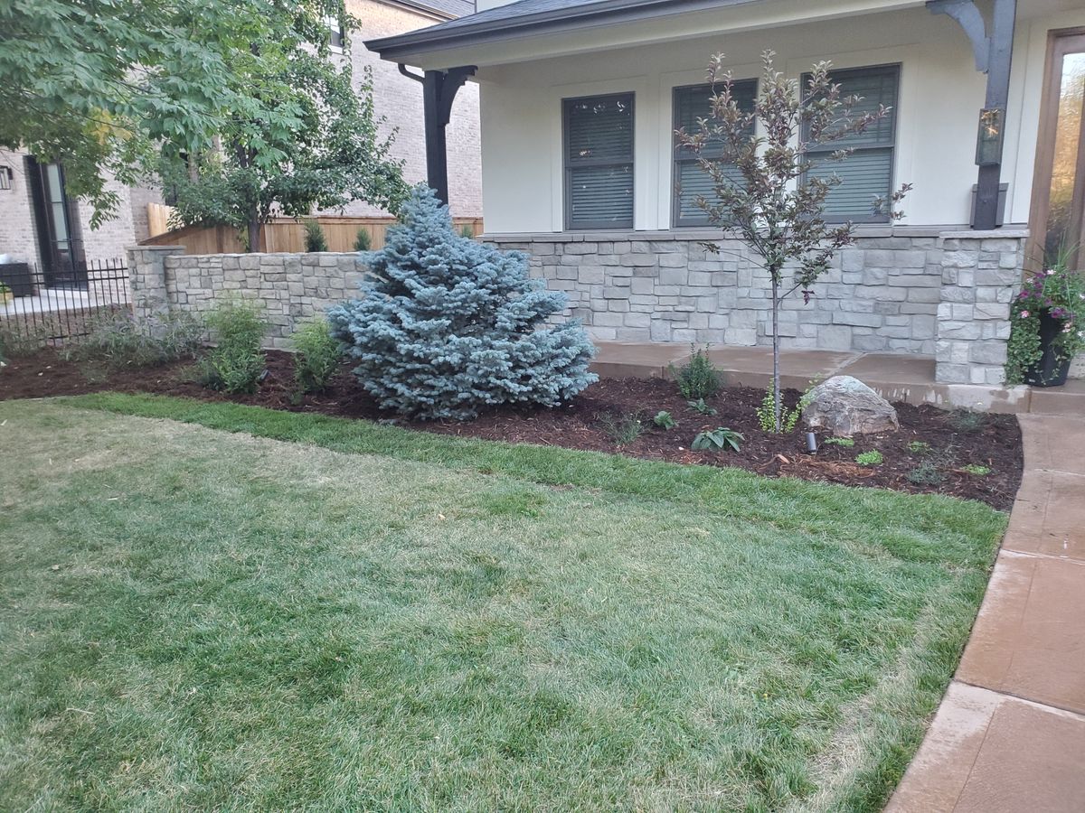 Mulch Installation for JS Landscaping Colorado in Denver, CO