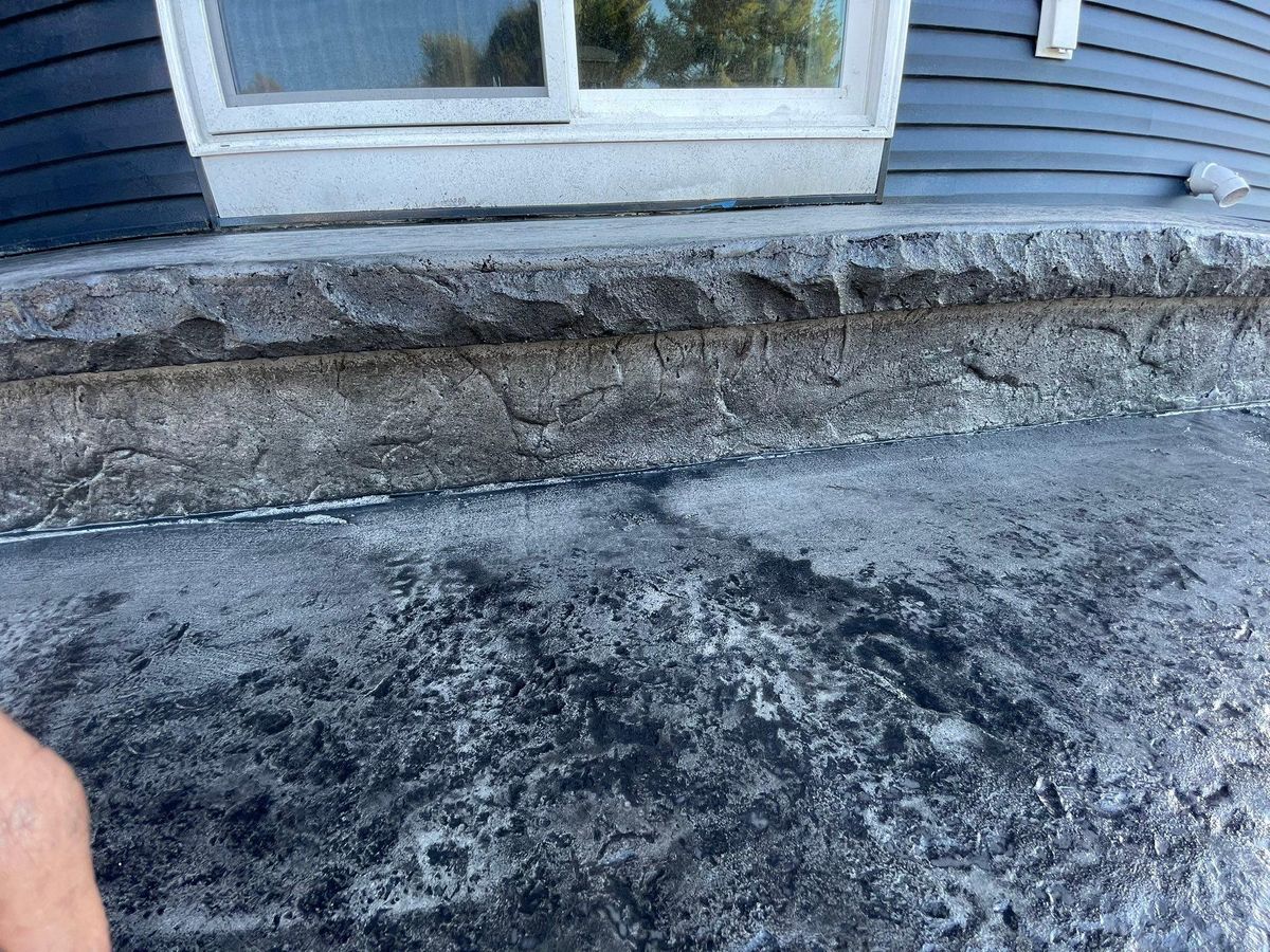 Retaining Wall Construction for STS Custom Concrete in Butler County, PA