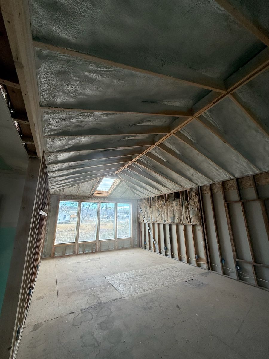 Interior Renovations for Top Shot Insulation in Thermopolis, WY
