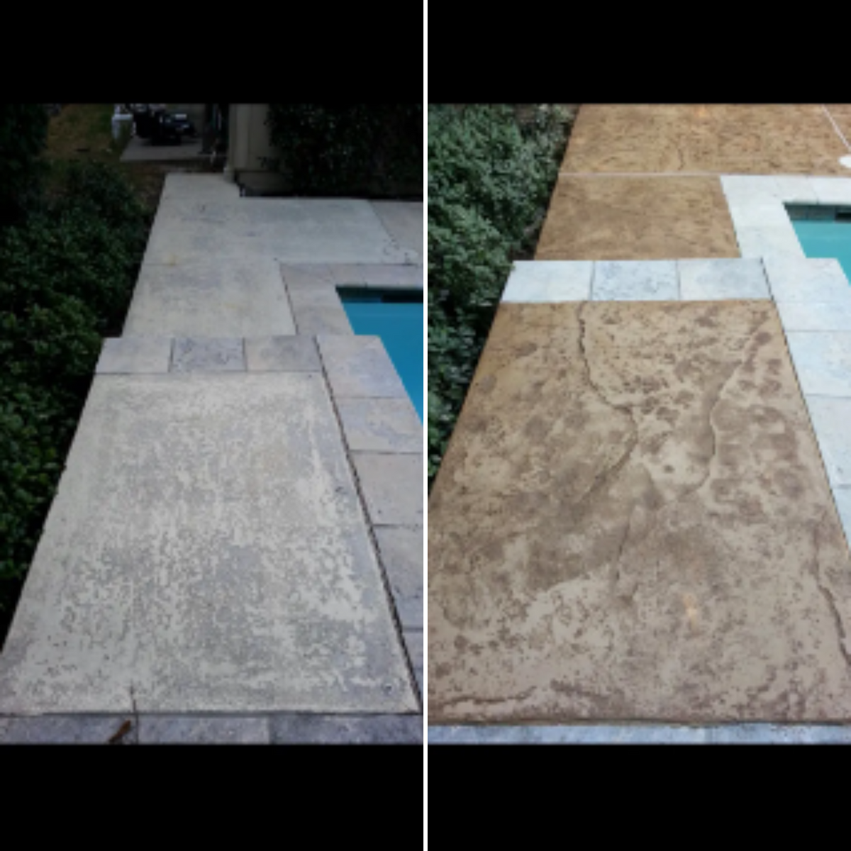 Pool & Patio Restoration for Texas Curb N Borders in Houston, TX