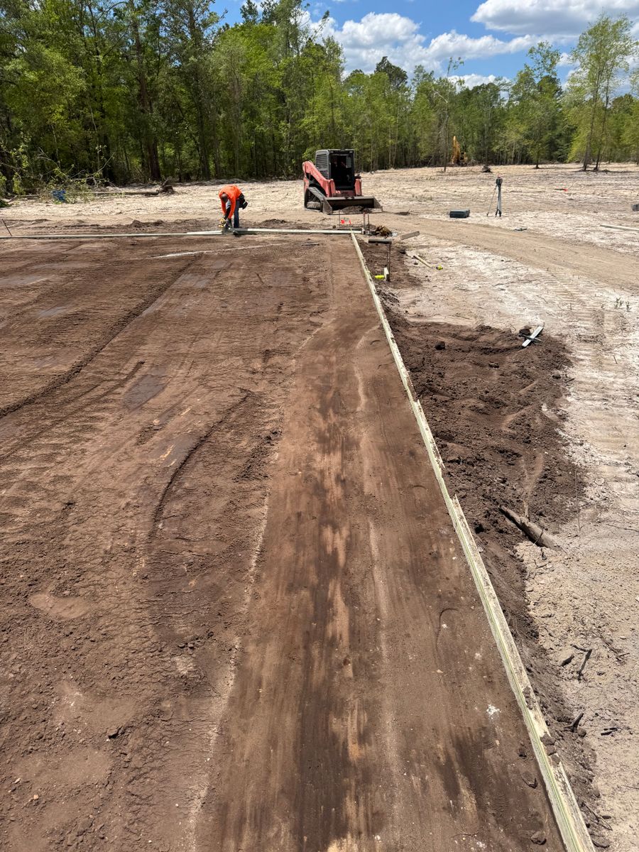 Concrete Slab Construction for Cameron Enterprises in Live Oak, FL
