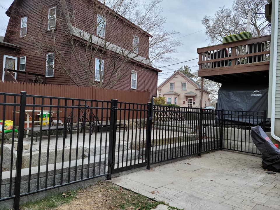 Aluminum Fencing Installation for Azorean Fence in Peabody, MA