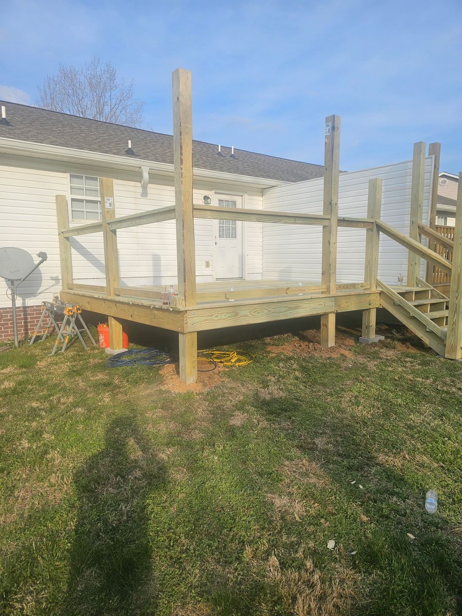 Decking for A&D Home Improvements in Cleveland, TN