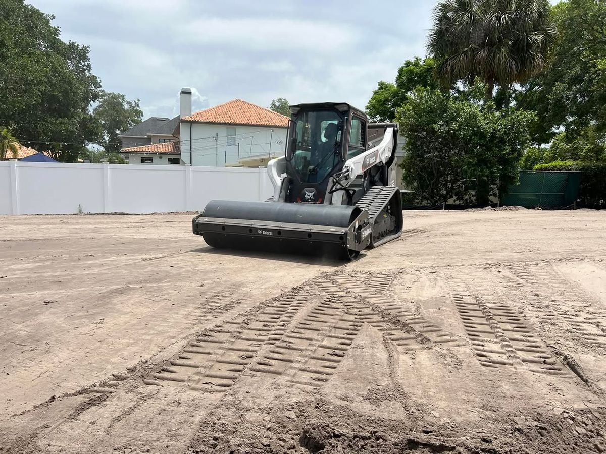 Spreading/Grading for Windspirit Land Services in Hillsborough County, FL