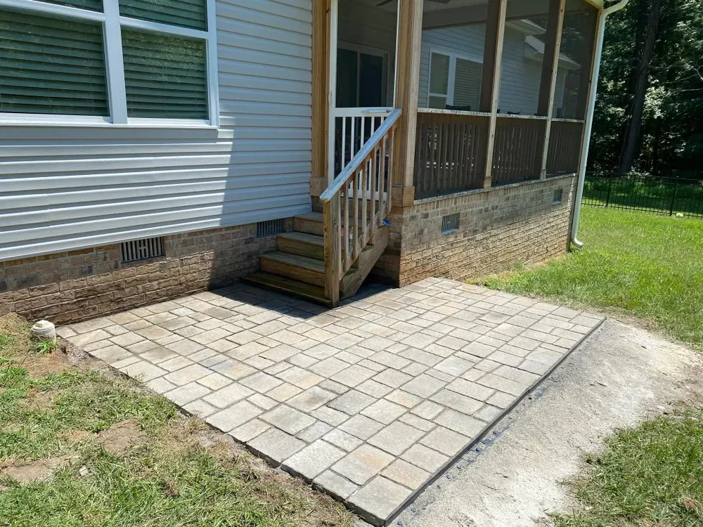 Patio Installation for Superior Lawn Solution in Coats, NC
