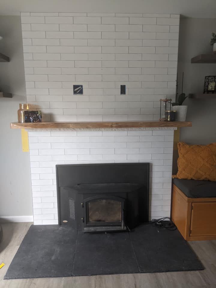 Fireplace for Love's Custom Tile in Sequim, WA