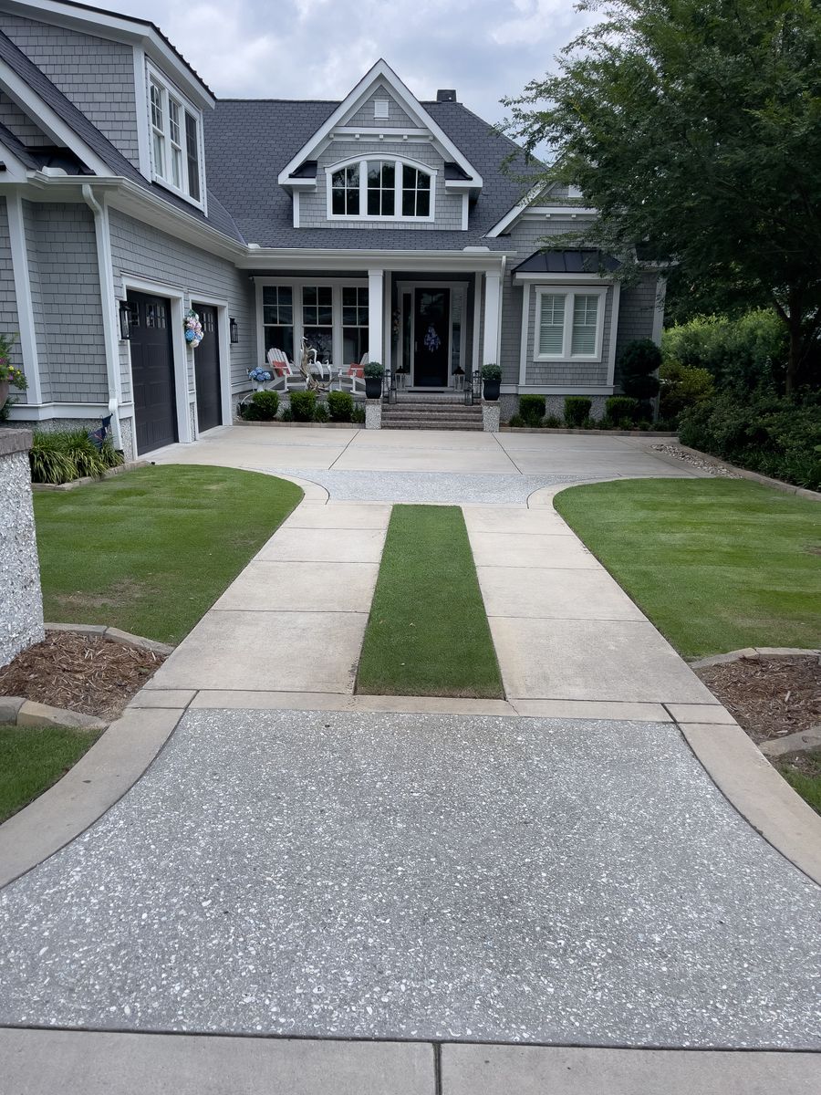 Decorative concrete overlays for Rock Solid Custom Concrete in Wilmington, NC