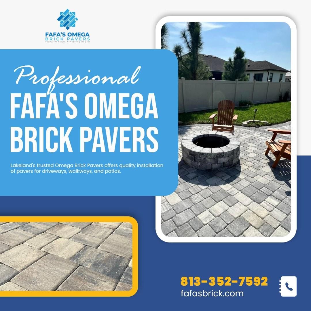 Pool Remodels for Fafa's Omega Brick Pavers in Lakeland, FL