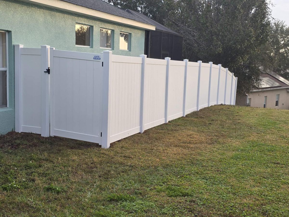 Fence Installation for ASAP Fence & Gates - Central, FL in Leesburg, FL