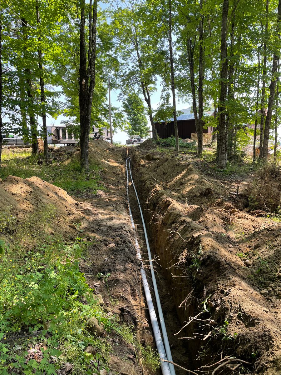 Excavating & Grading for Nick's Landscaping & Firewood in Sutton , VT