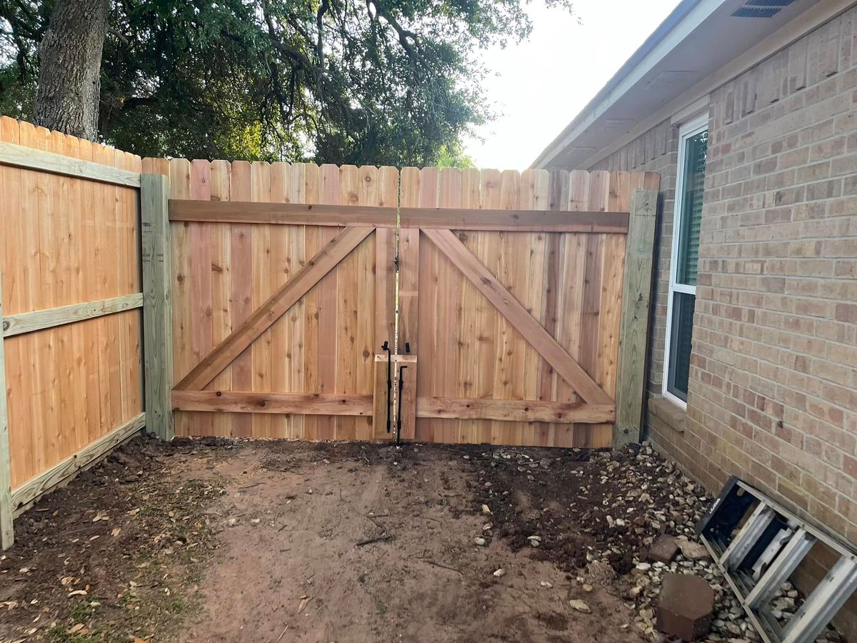 Fence Installation for Aly Fence in Angleton, TX