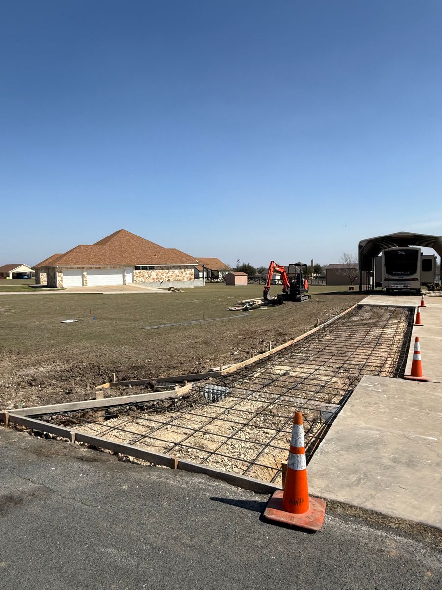 Sidewalk Installation for Benitez Brothers Construction in Austin, TX