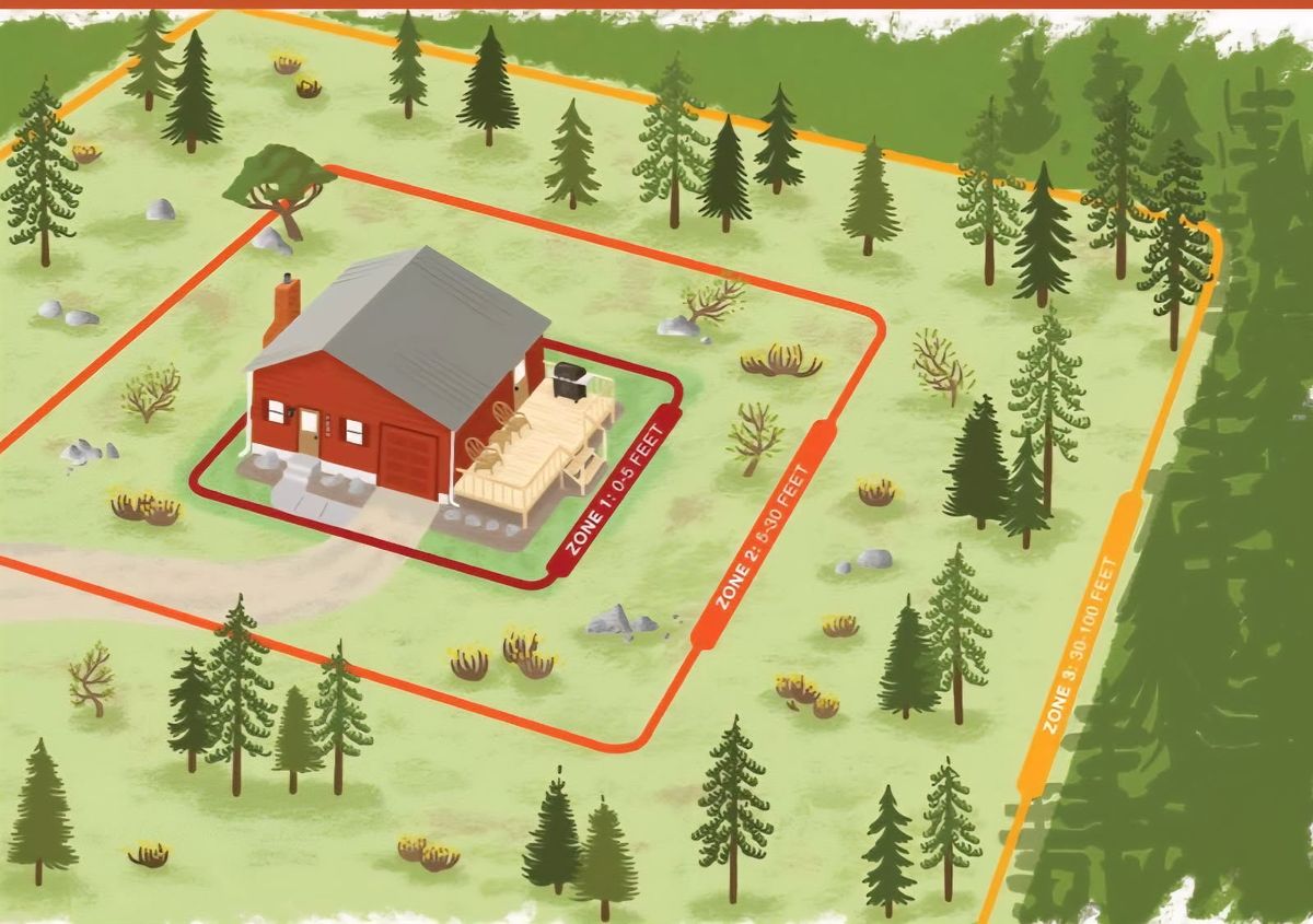 Defensible Space for Gregg Yard Maintenance in Paradise, CA