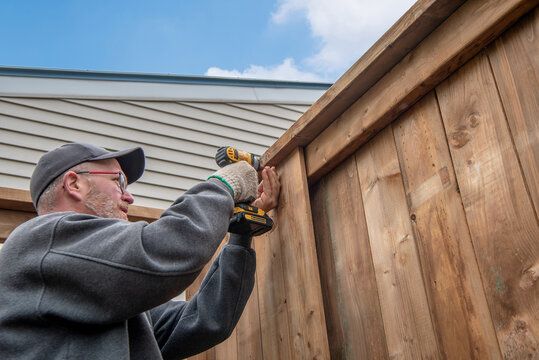 Fencing Installation for J&R Visual Landscaping Inc in Haverhill, MA