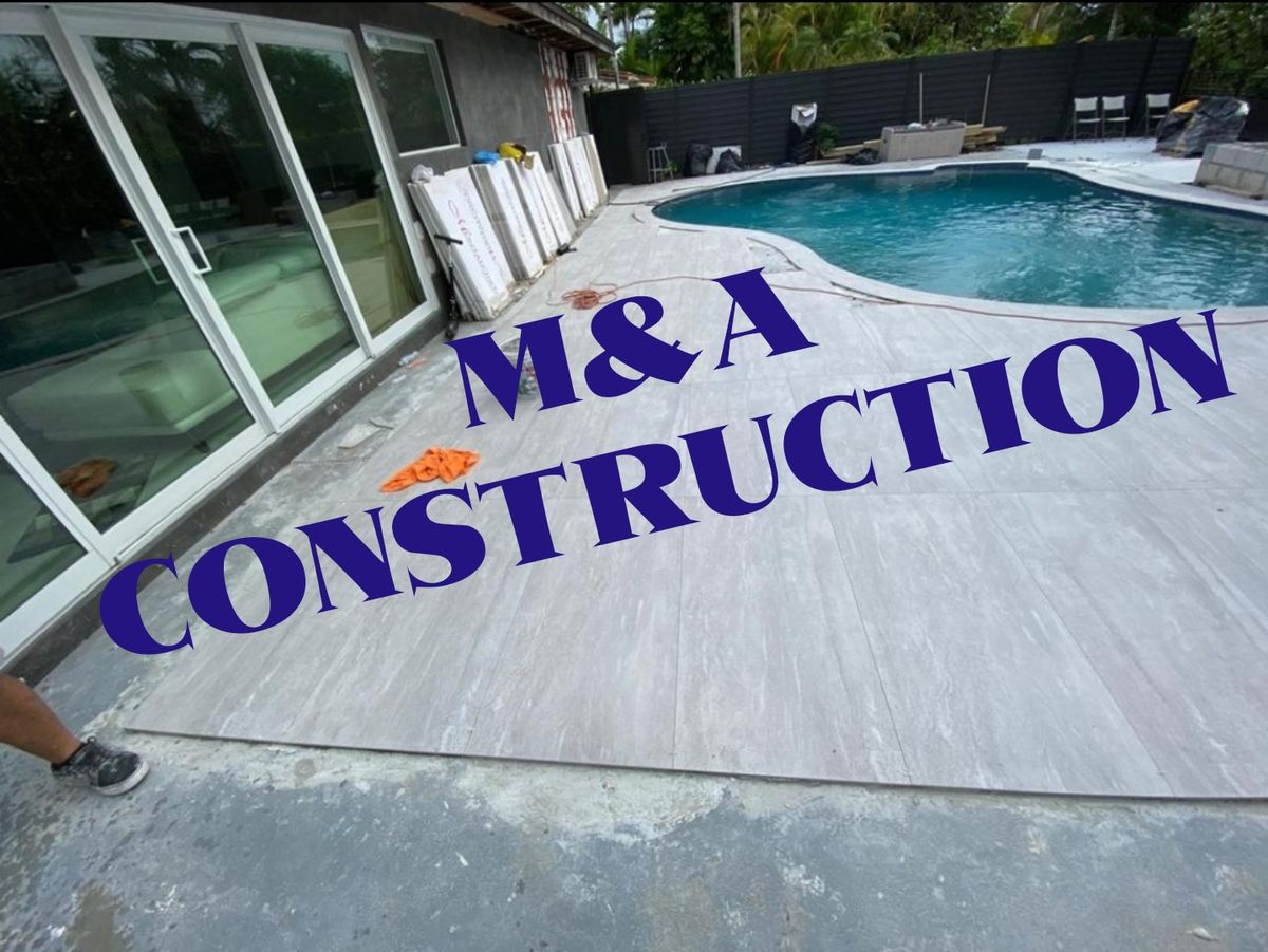 Pool & Patio & Tile Stones for M&A Construction in Southwest Ranches, FL