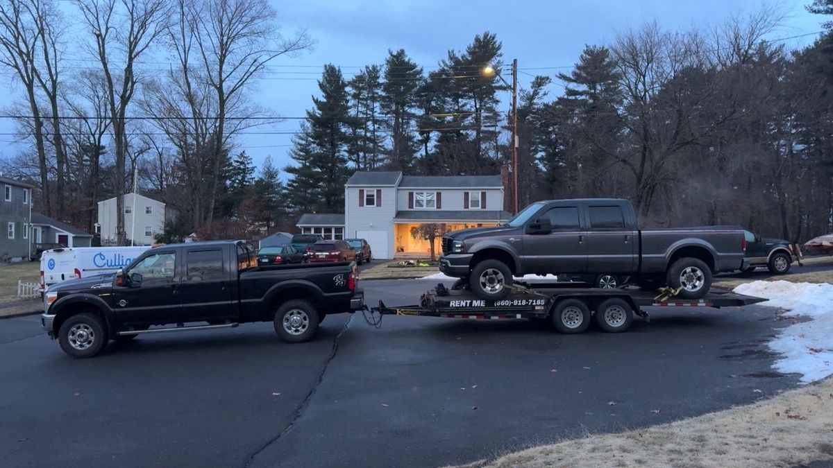 Tilt Deck Car Hauler for Chapman Rentals in Ellington, CT