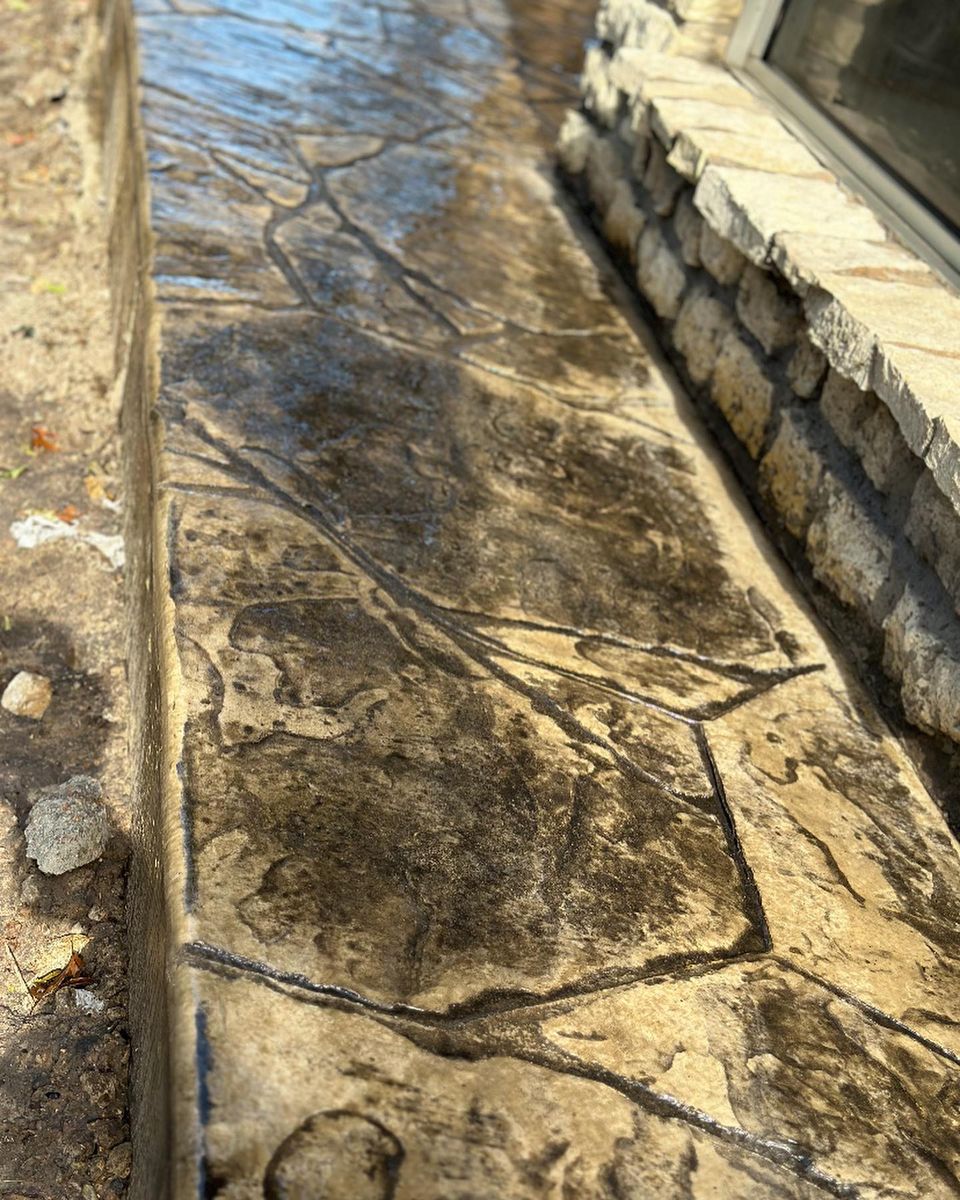 Patios for G2 Custom Concrete in Dallas, TX