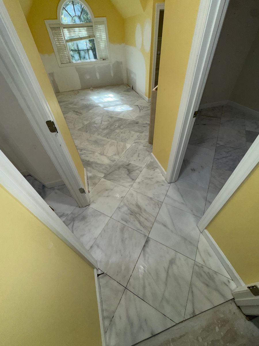 Tile Setting for A-L Tile in Saluda, SC