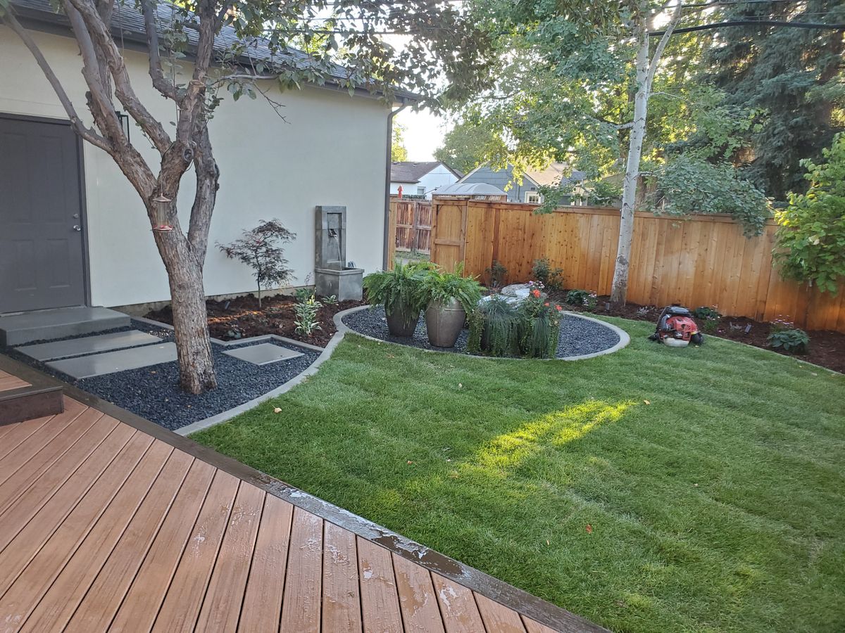 Mulch Installation for JS Landscaping Colorado in Denver, CO