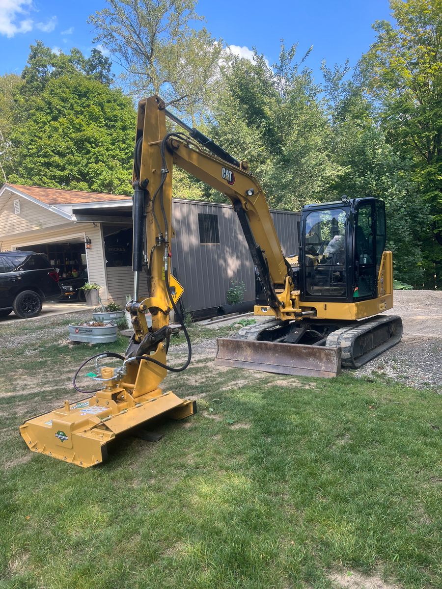Forestry Mulching for ASC Excavating LLC in Lucas, OH