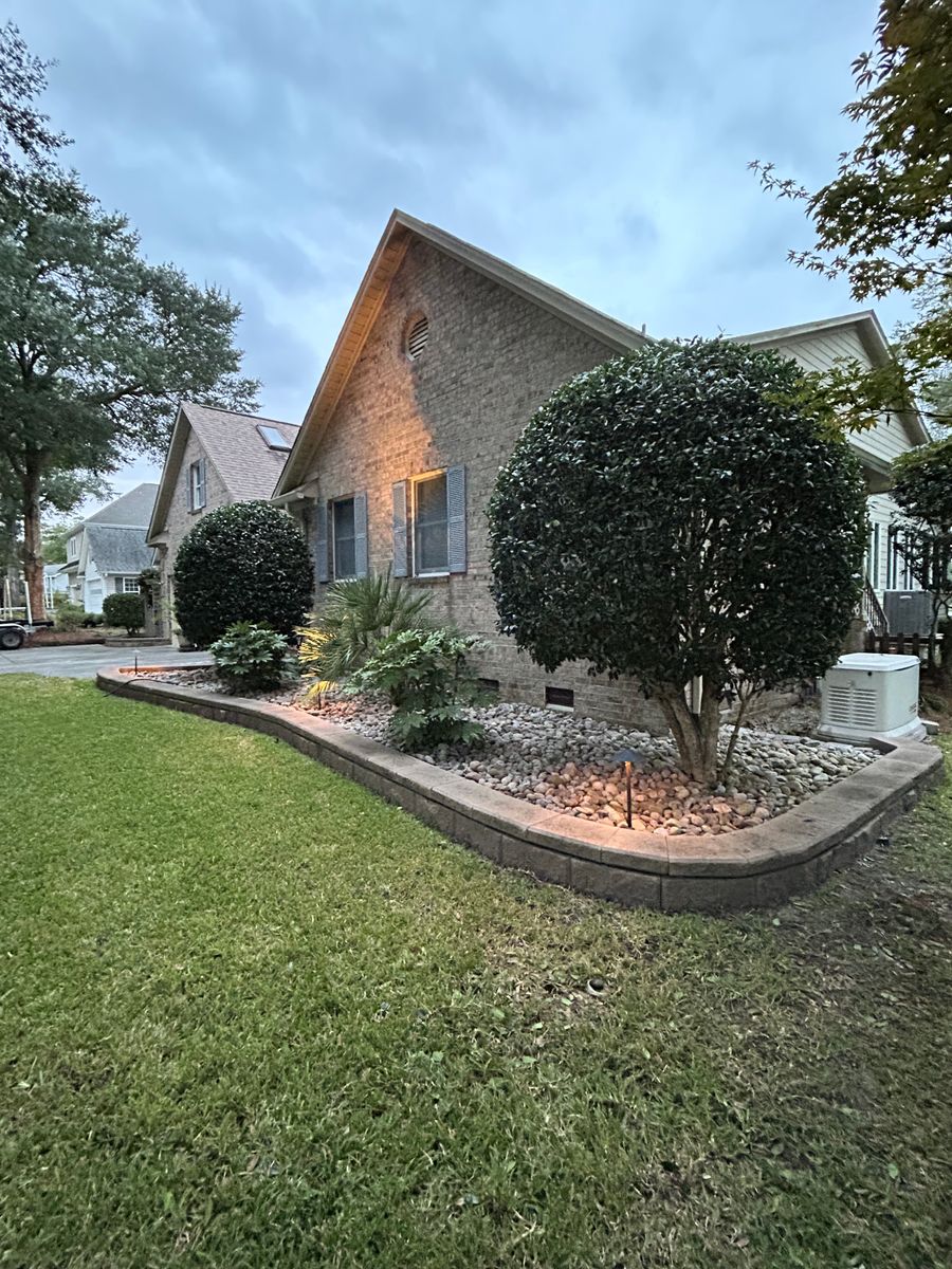 Shrub trimming for Top Notch Landscape in Sneads Ferry, NC