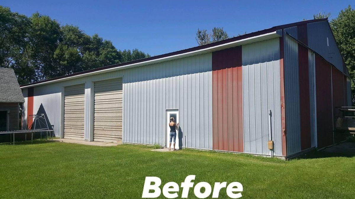 Metal Exterior Painting for L&M Painting LLC in Freeborn County, MN