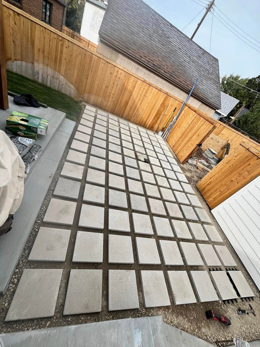 Patio Design & Installation for AMF Concrete Construction in Boise, ID