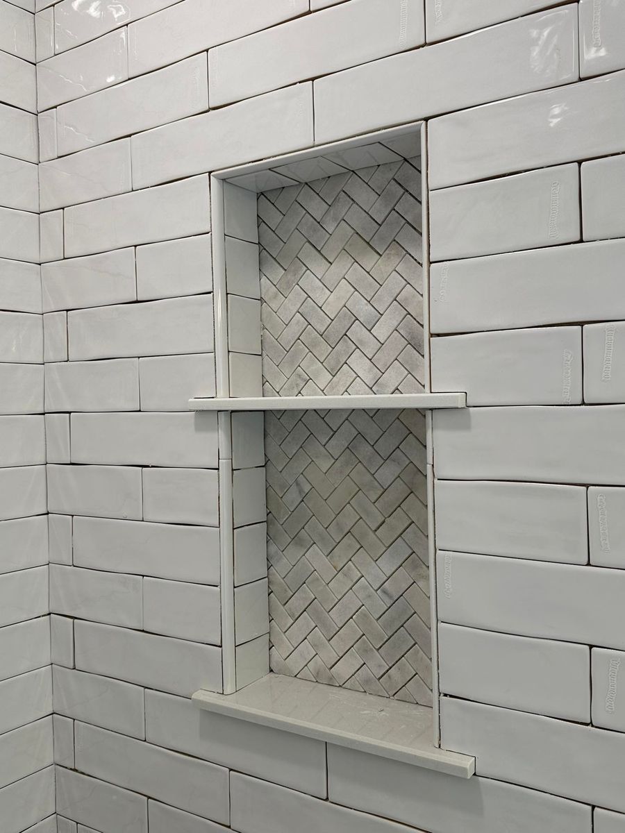 Bathroom Tiling Installation for Rangel Flooring & Demolition LLC in Raleigh, NC