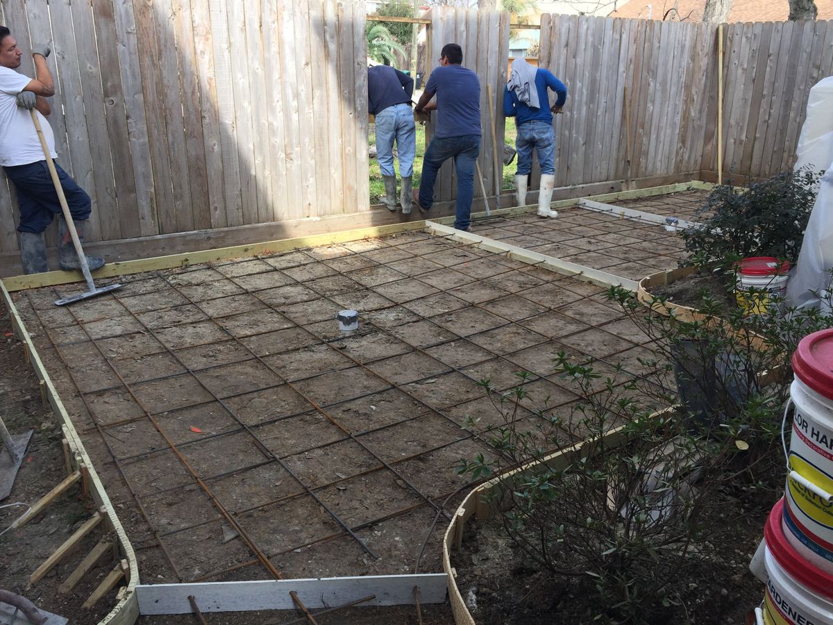 Concrete Resurfacing for Texas Curb N Borders in Houston, TX