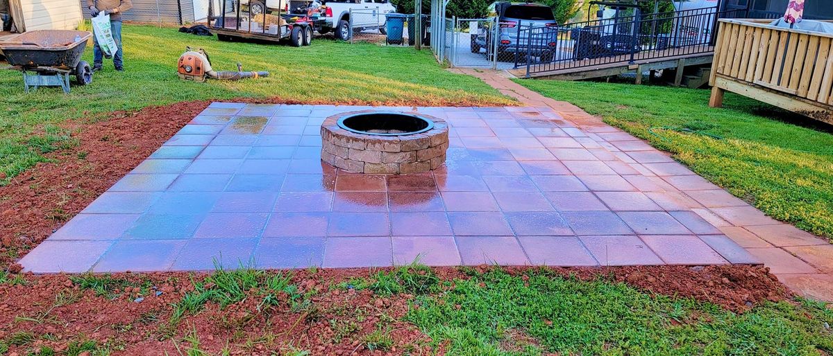 Patio Design & Installation for JD Hardscapes & Landscaping LLC in Shelby, NC