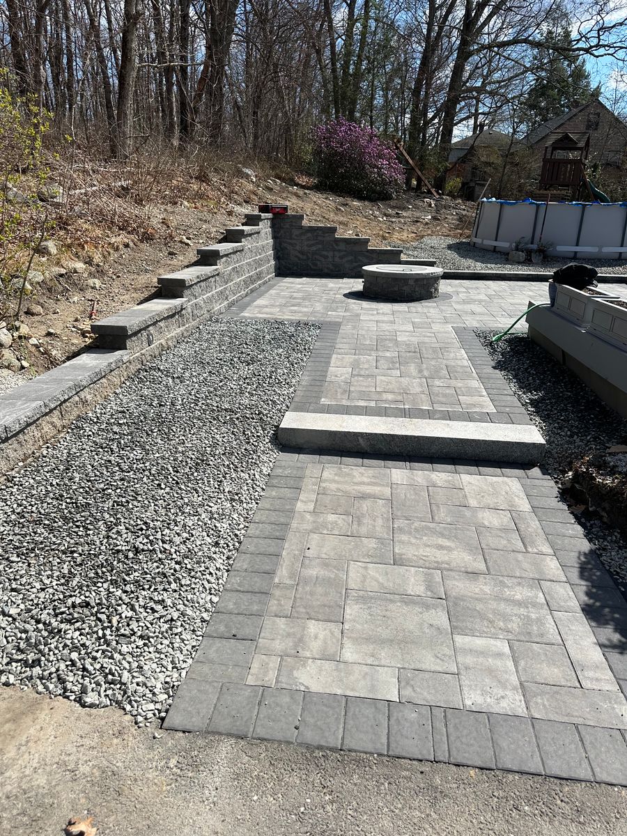 Paver Installation for Shawn's Landscaping in Worcester, MA