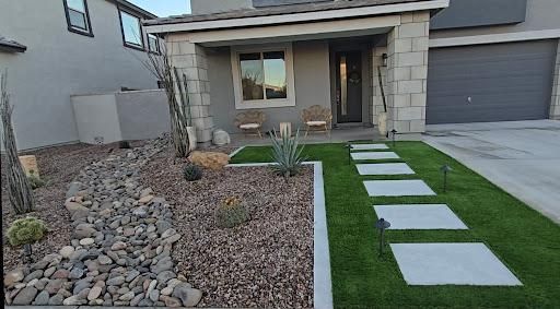 Residential Artificial Turf Installation for Camacho AZ Landscaping in Peoria, AZ