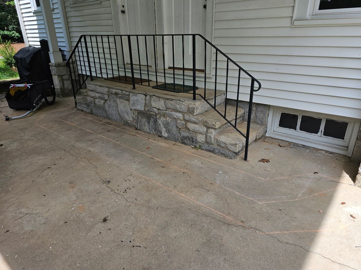 flagstone stone work for Acosta's Stone work in Hendersonville, NC