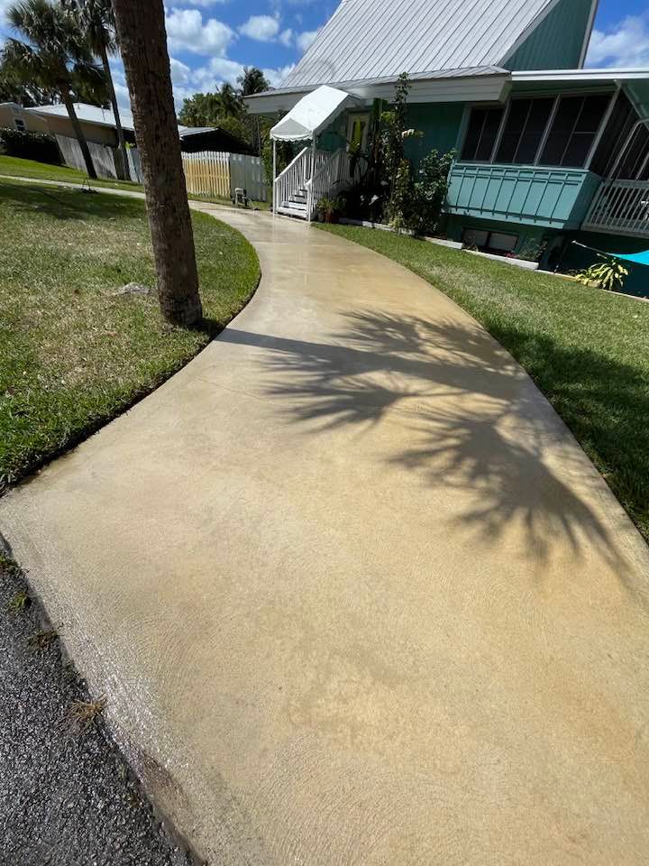 Driveway and Sidewalk Cleaning for C & C Pressure Washing in Port Saint Lucie, FL