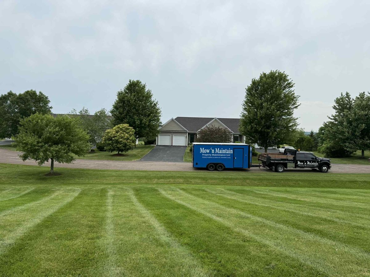 Mowing for Mow N Maintain Property Maintenance in Williston, VT