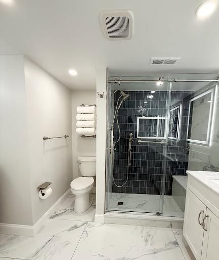 Bathroom Renovation for FP Construction & More Inc in Larchmont, NY