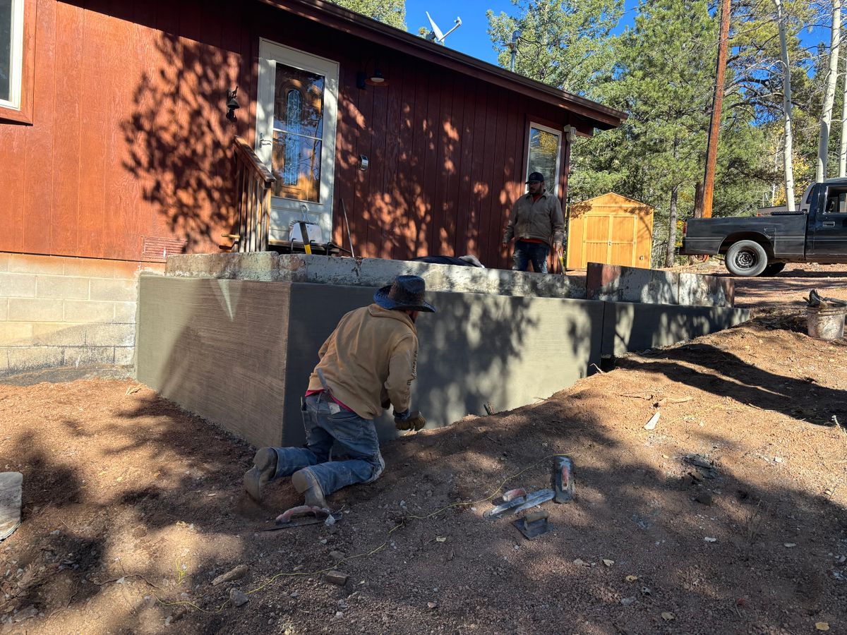 Foundation for Highland Concrete & Landscaping in Colorado Springs, CO