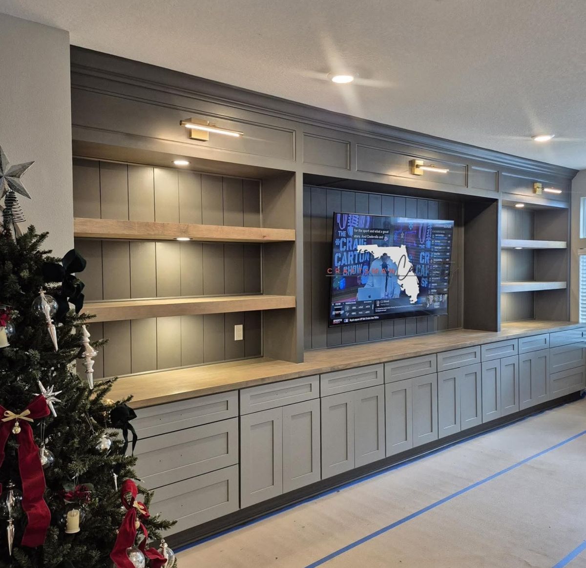 Entertainment Centers for Carolina Woodworks in Lyman, SC