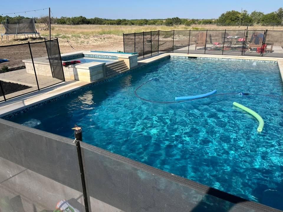 Custom Pool and Spa Construction for JP Pools in Gatesville, TX