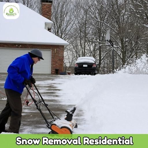 Commercial & Residential Snowplowing for Hauser's Complete Care INC in Lancaster, NY