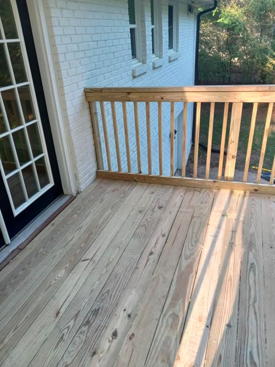 Deck Construction for All Out Construction in Atlanta, GA