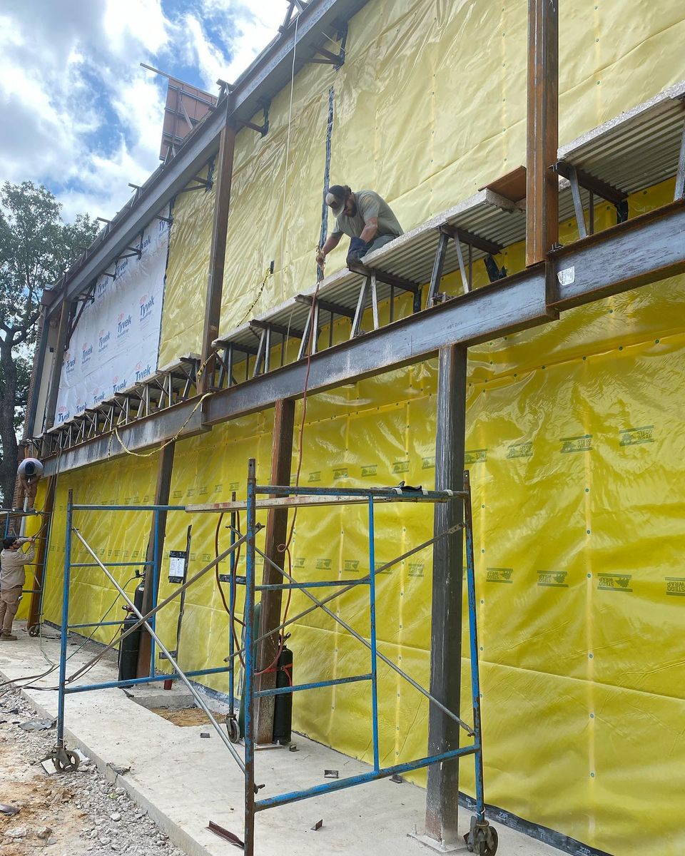 Metal Structure for Beaty Construction in Tioga, TX